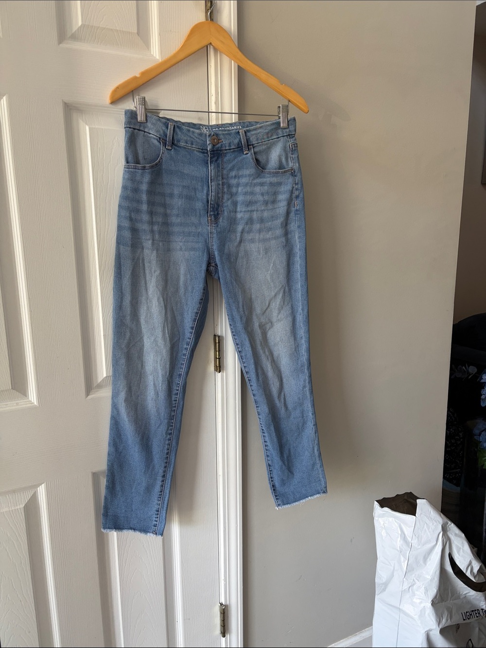 No Boundaries Light Blue Straight Leg Jeans
